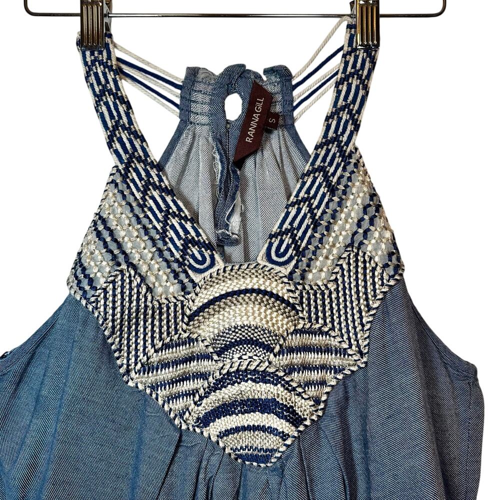 Anthropologie Halter Dress with Pockets, Small